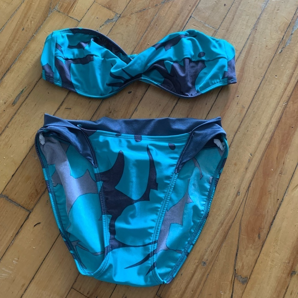 Vintage La Blanca strapless bikini set